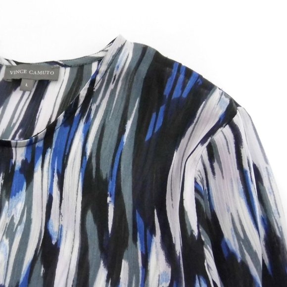 VINCE CAMUTO multi color Blouse L - Picture 5 of 8
